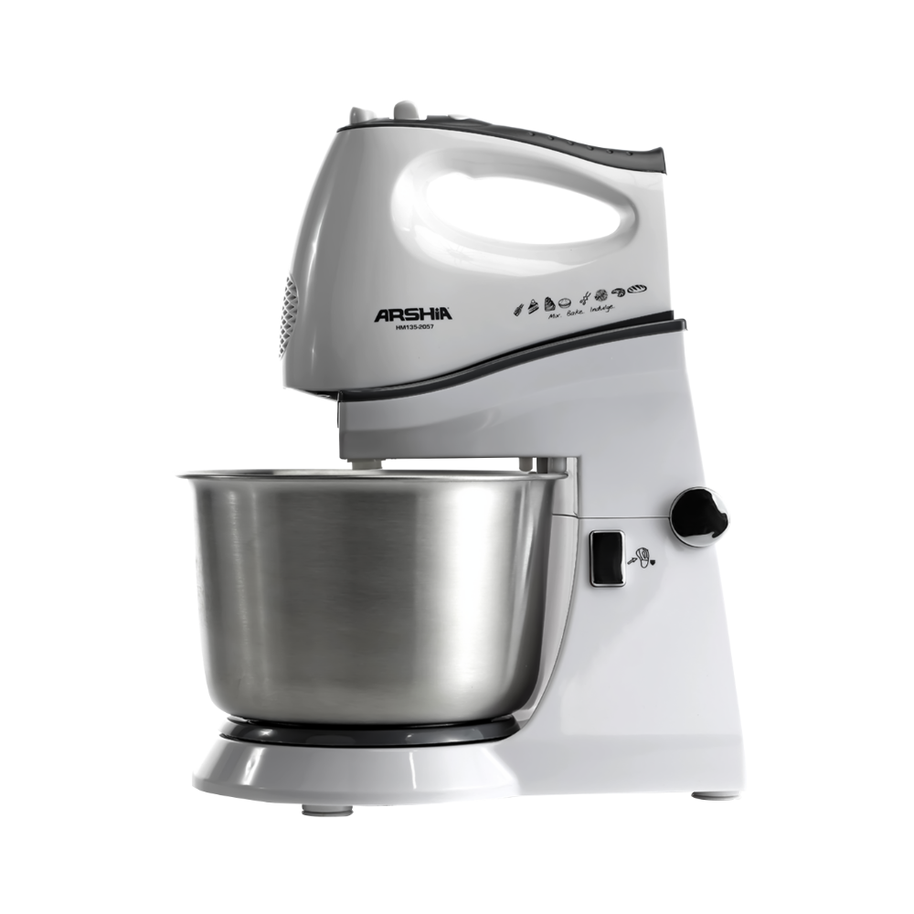 همزن کاسه ای ۲ لیتر سفید HM135-2057