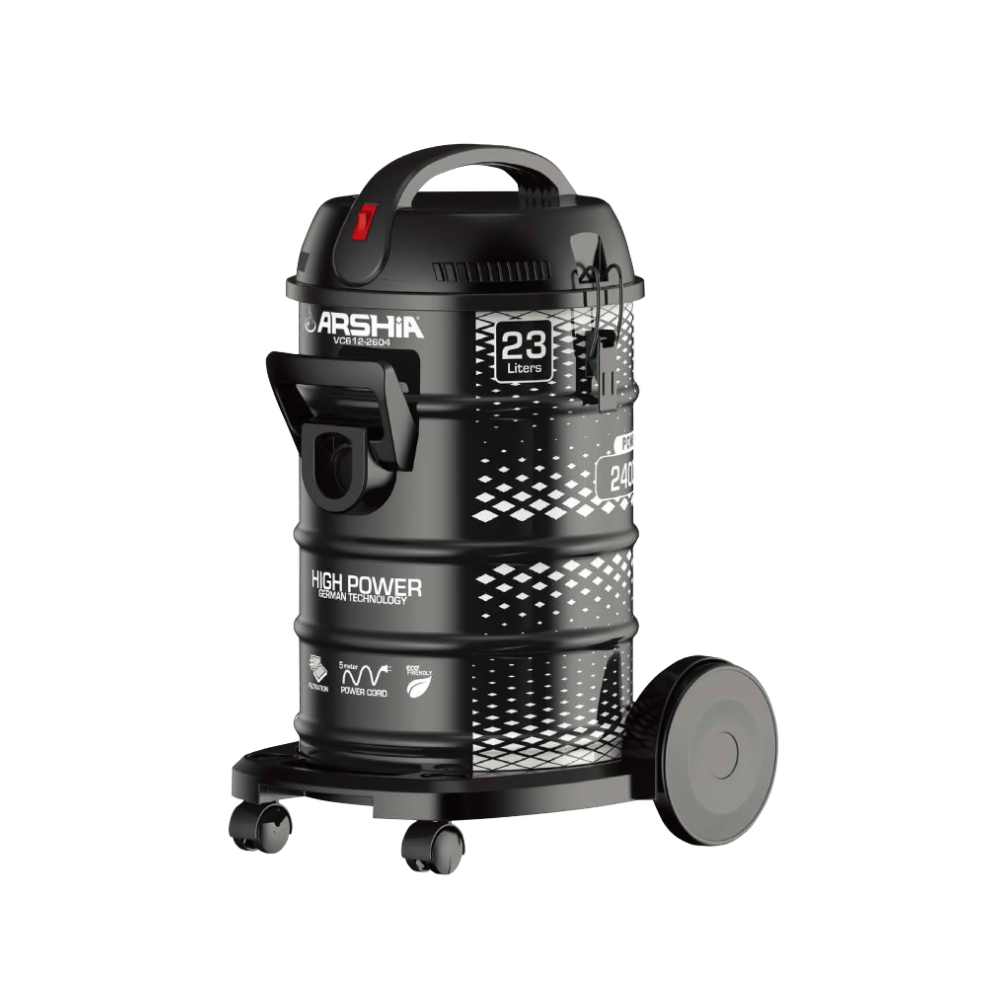 جارو برقی سطلی مشکی VC612-2604