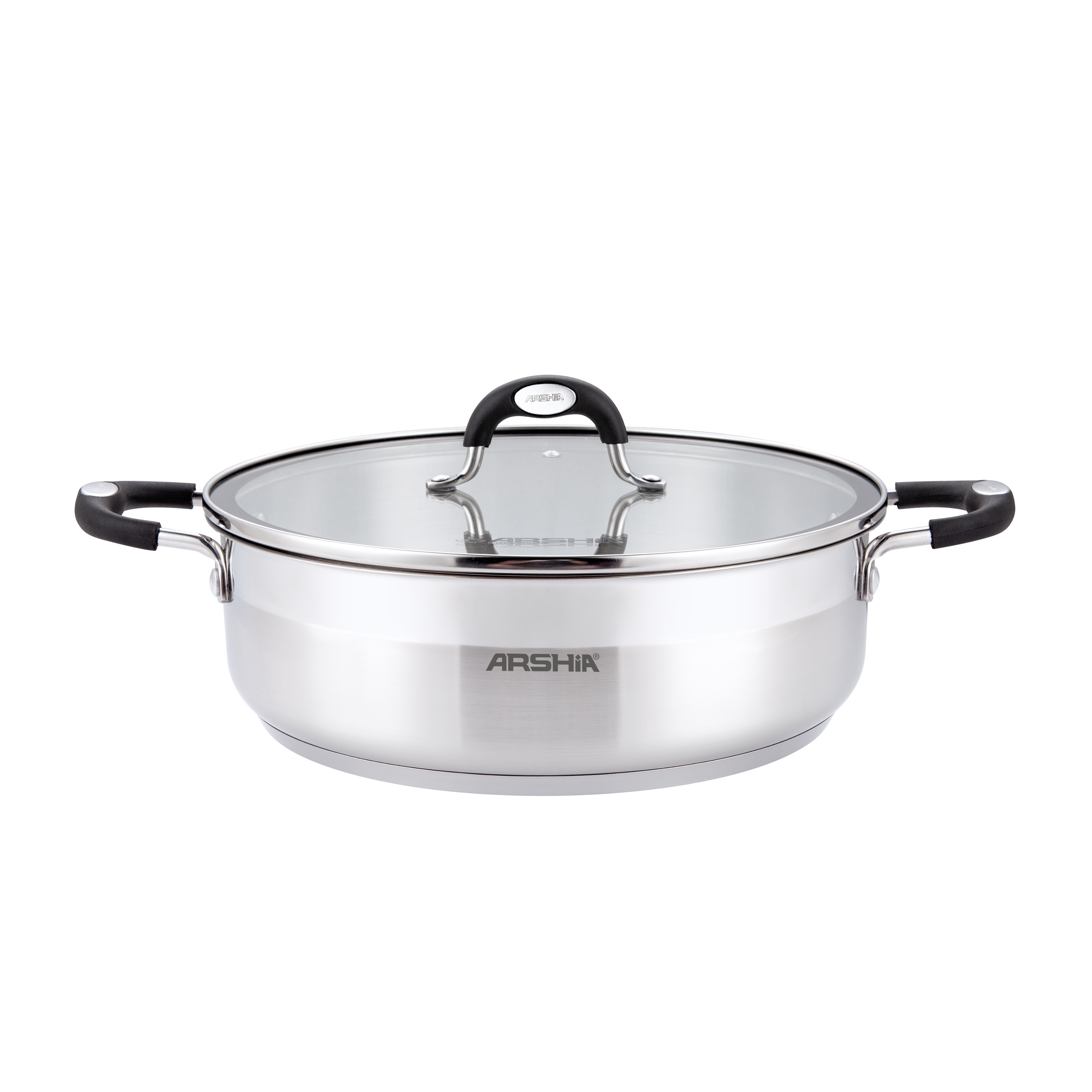 تابه دو دسته استیل ۲۸ سانتی‌متر SS478-3086