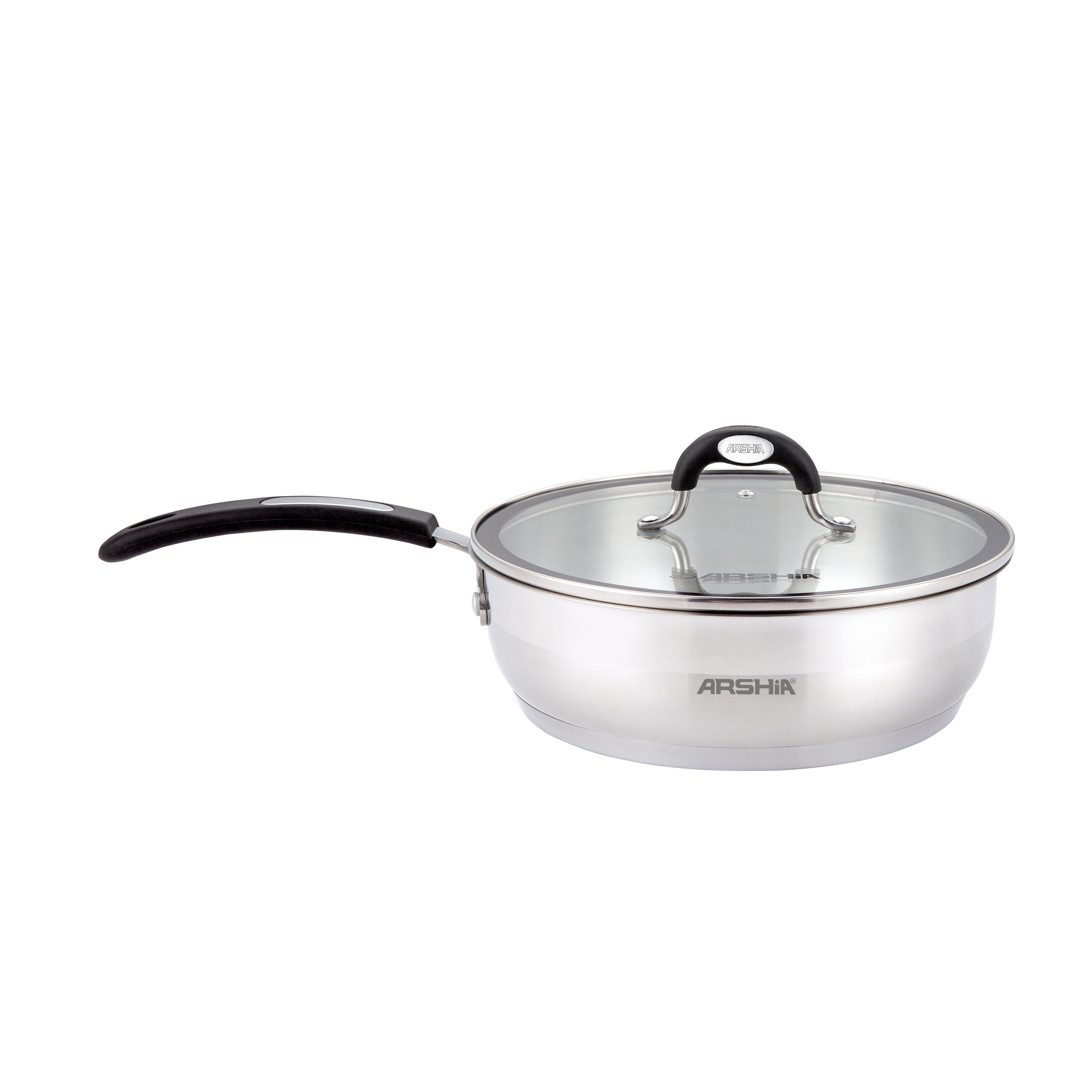 تابه تک دسته استیل ۲۴ سانتی‌متر SS478-3084